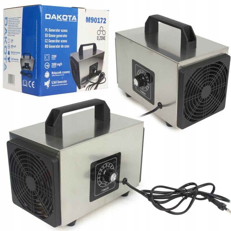 Generator ozonu ozonator oczyszczacz powietrza 70 000 mg/h czasomierz