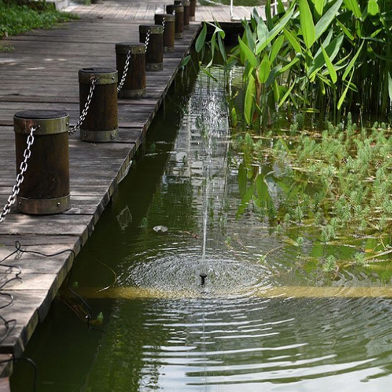 	FONTANNA SOLARNA OGRODOWA PŁYWAJĄCA POMPA DO OCZKA WODNEGO SOLAR WODA