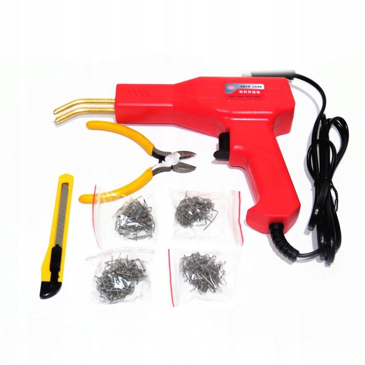 	Zgrzewarka do plastiku spawarka mocna zszywacz na gorąco nóż zszywki cążki