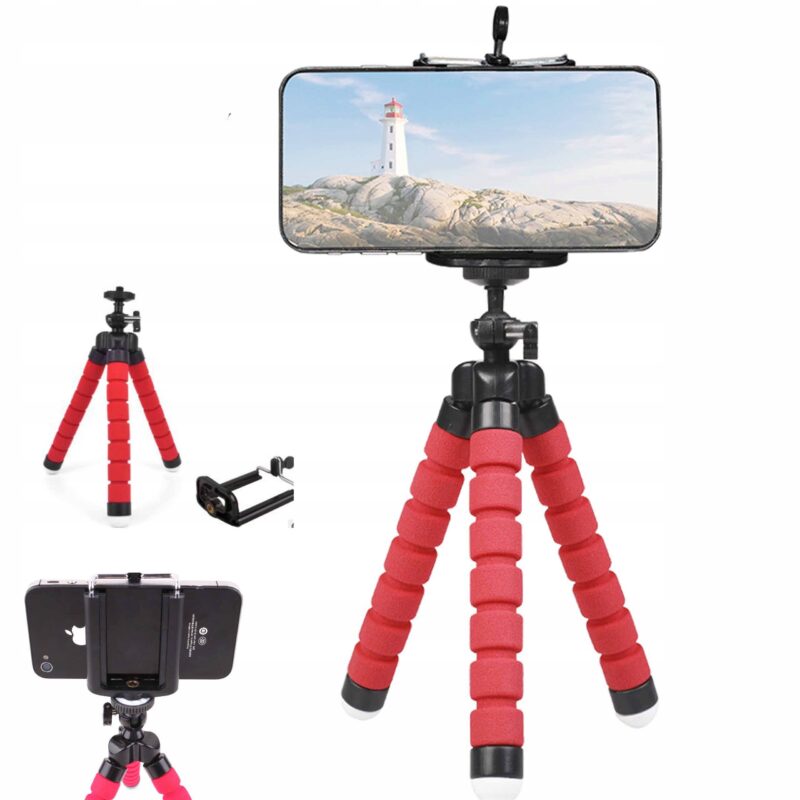 UCHWYT DO SELFIE ELASTYCZNY NA TELEFON TABLET GOPRO STATYW TRIPOD GIĘTKI