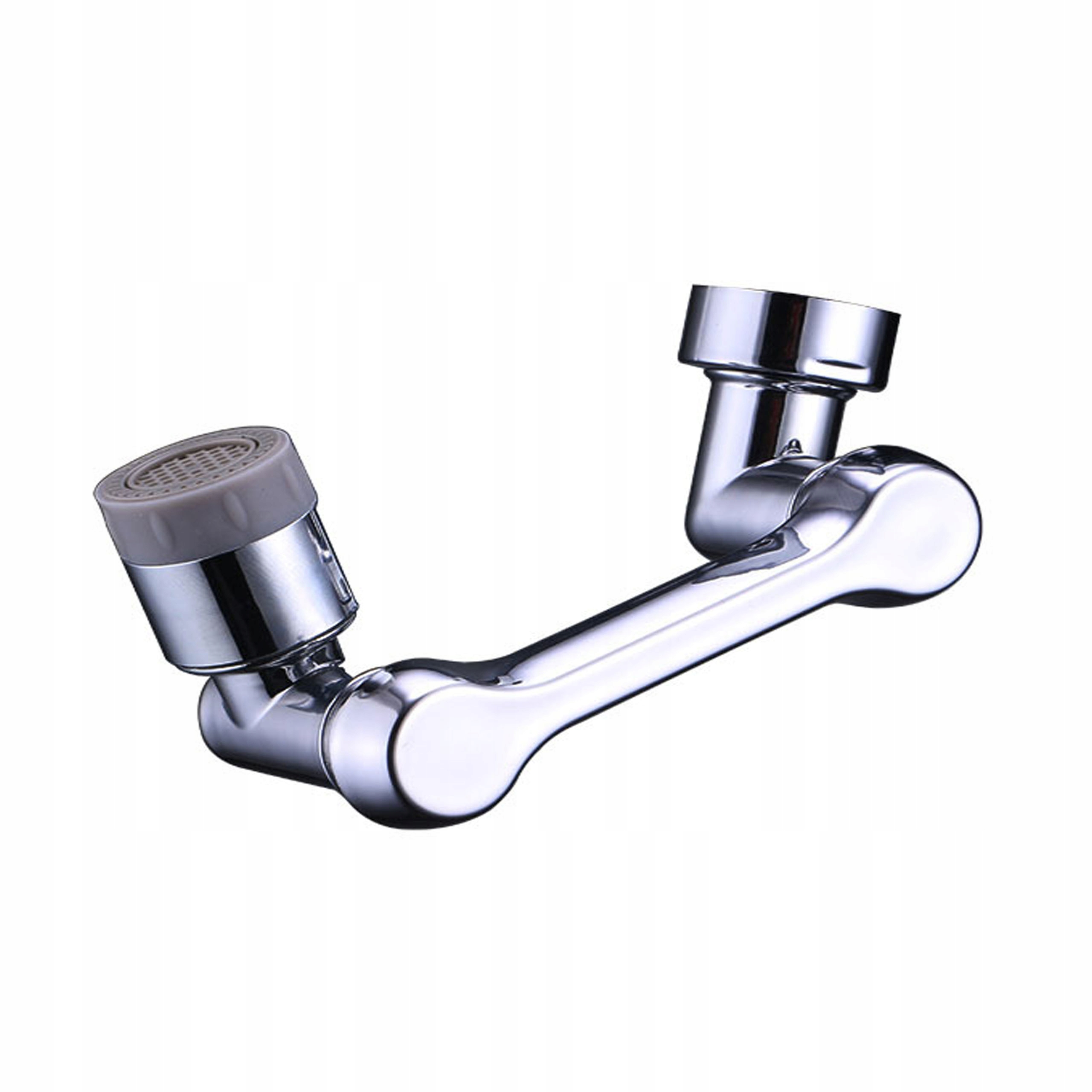 Obrotowy aerator przedłużacz do kranu metalowy