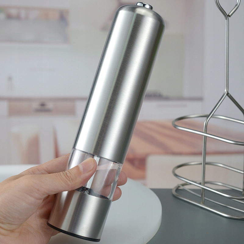 ELEKTRYCZNY MŁYNEK DO PIEPRZU SOLI NA BATERIE SOLNICZKA REGULACJA MIAŁOŚCI