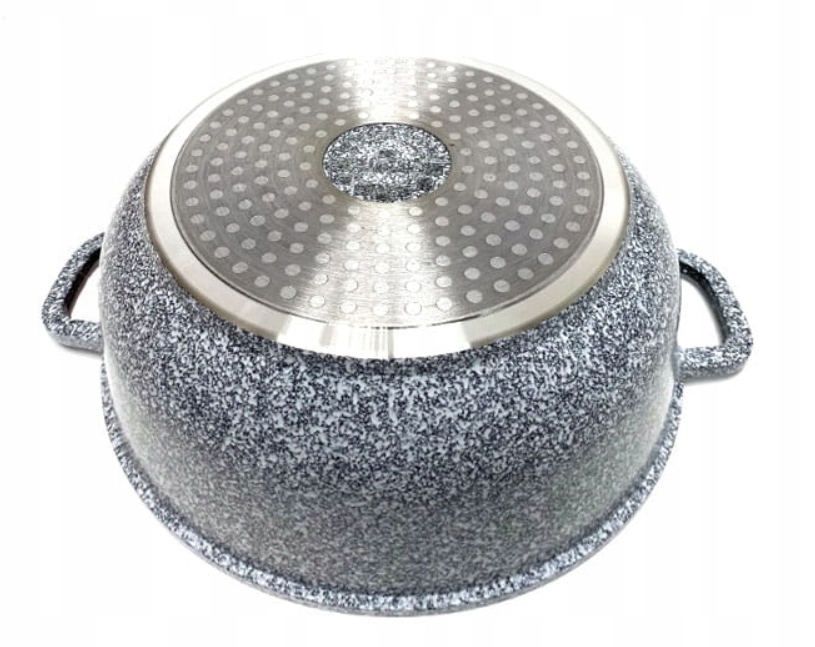 KOMPLET GARNKÓW MARMURKOWYCH GARNKI ZESTAW INDUKCJA GARNKI