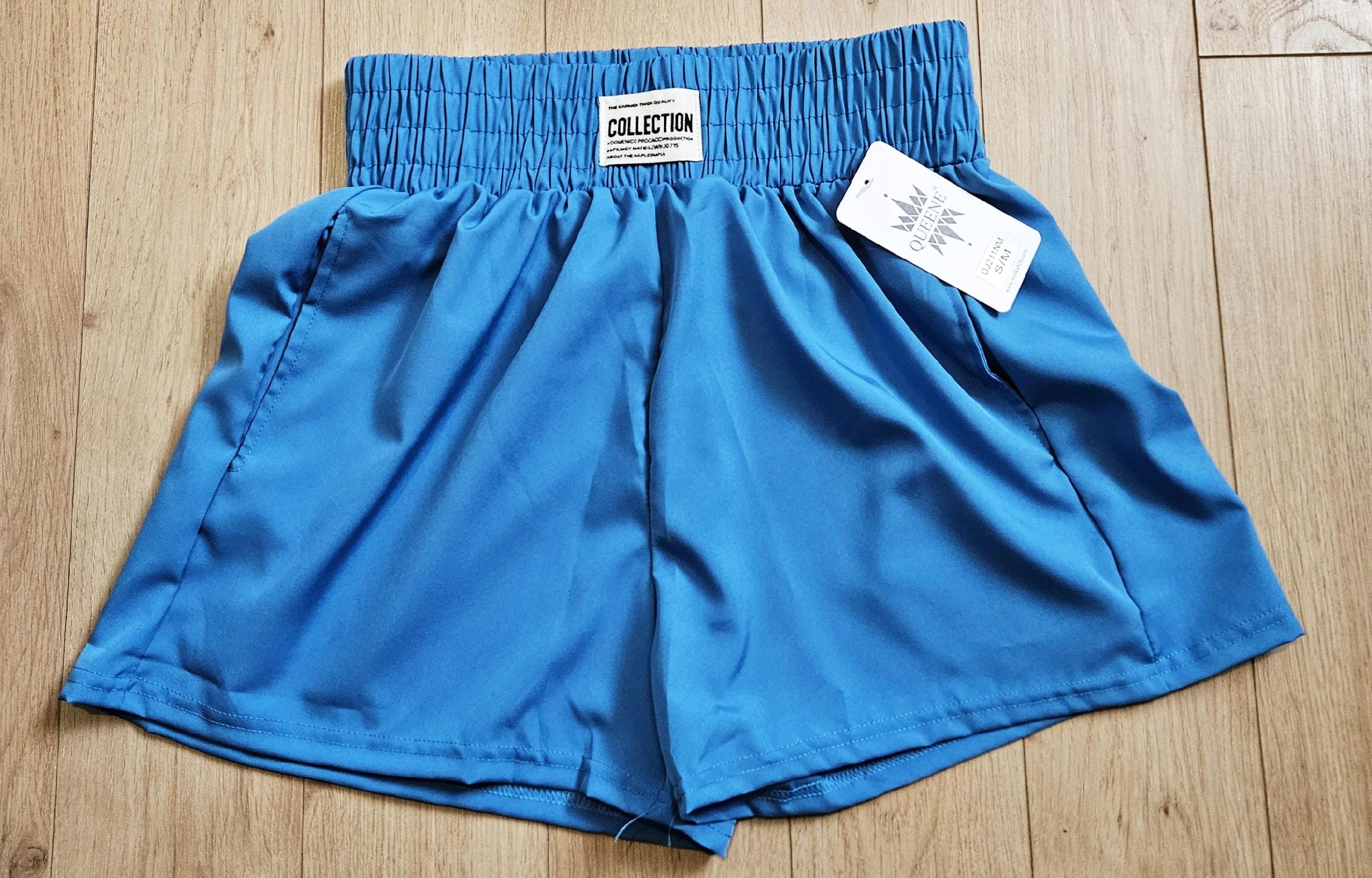 SPODENKI DAMSKIE ATRAKCYJNE SZORTY KOBIECE MATERIAŁOWE PRZEWIEWNE WYGODNE