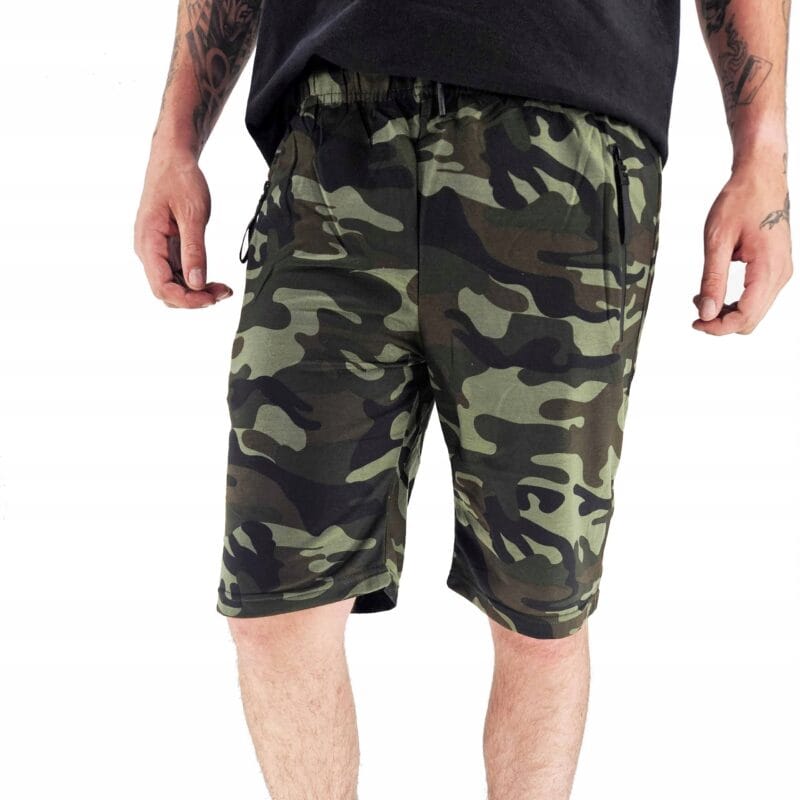 SPODENKI DRESOWE MĘSKIE MORO KRÓTKIE WYGODNE WOJSKOWE