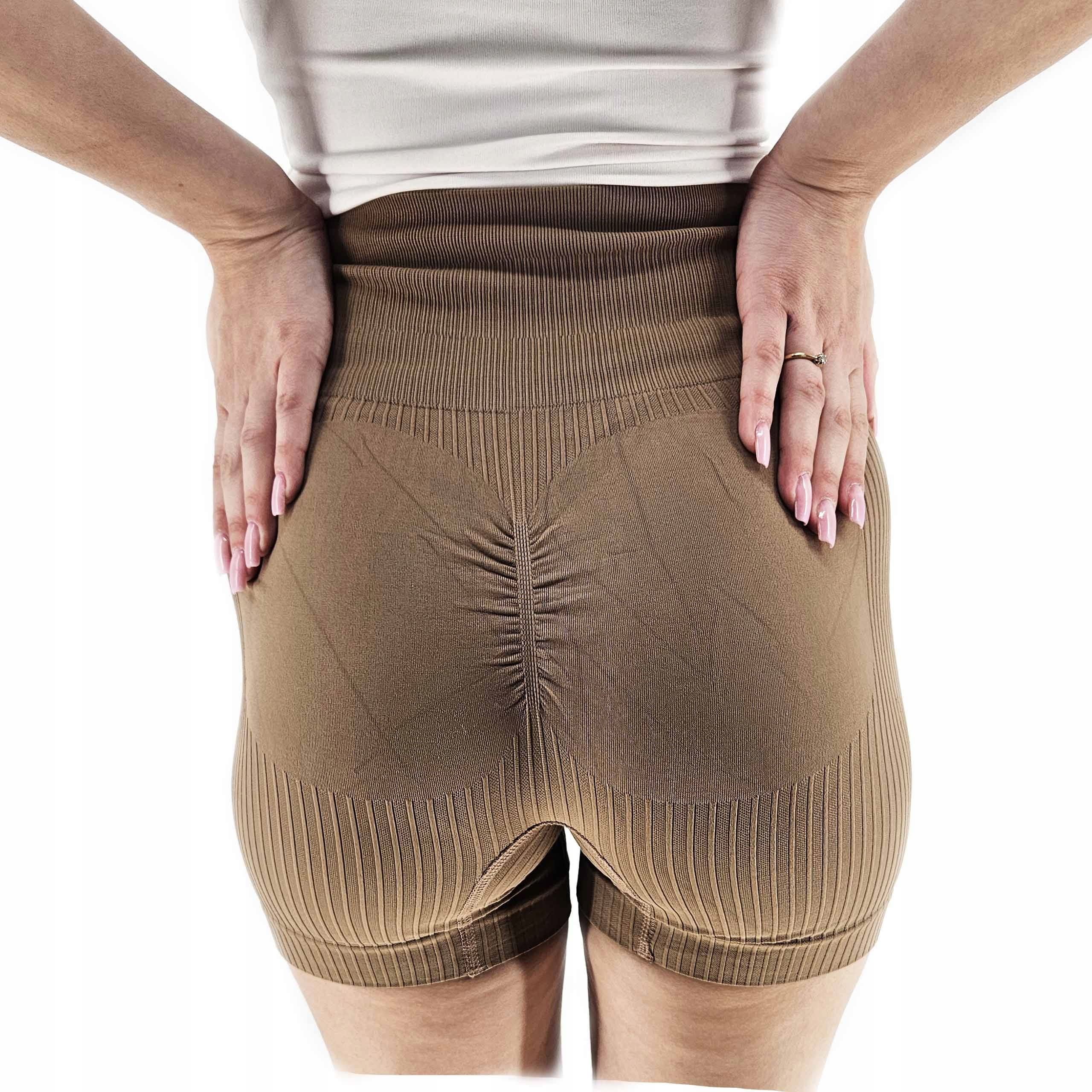 DAMSKIE LEGGINSY KOLARKI KRYJĄCE SPODENKI DOPASOWANE WYGODNE KOLORY PRĄŻEK