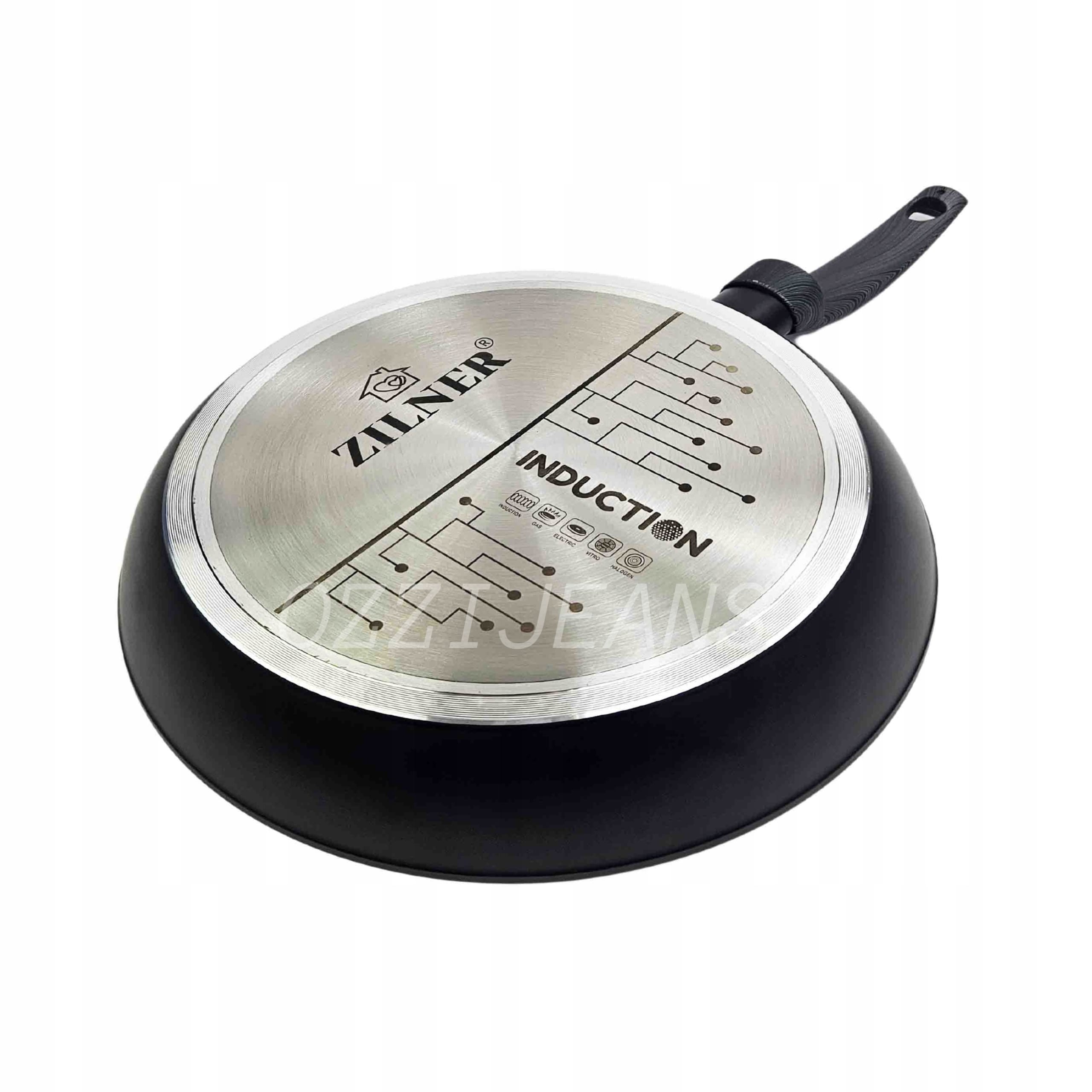 PATELNIA ALUMINIOWA Z POWŁOKĄ GRANITOWĄ INDUKCJA 5xSZYBSZE NAGRZEWANIE