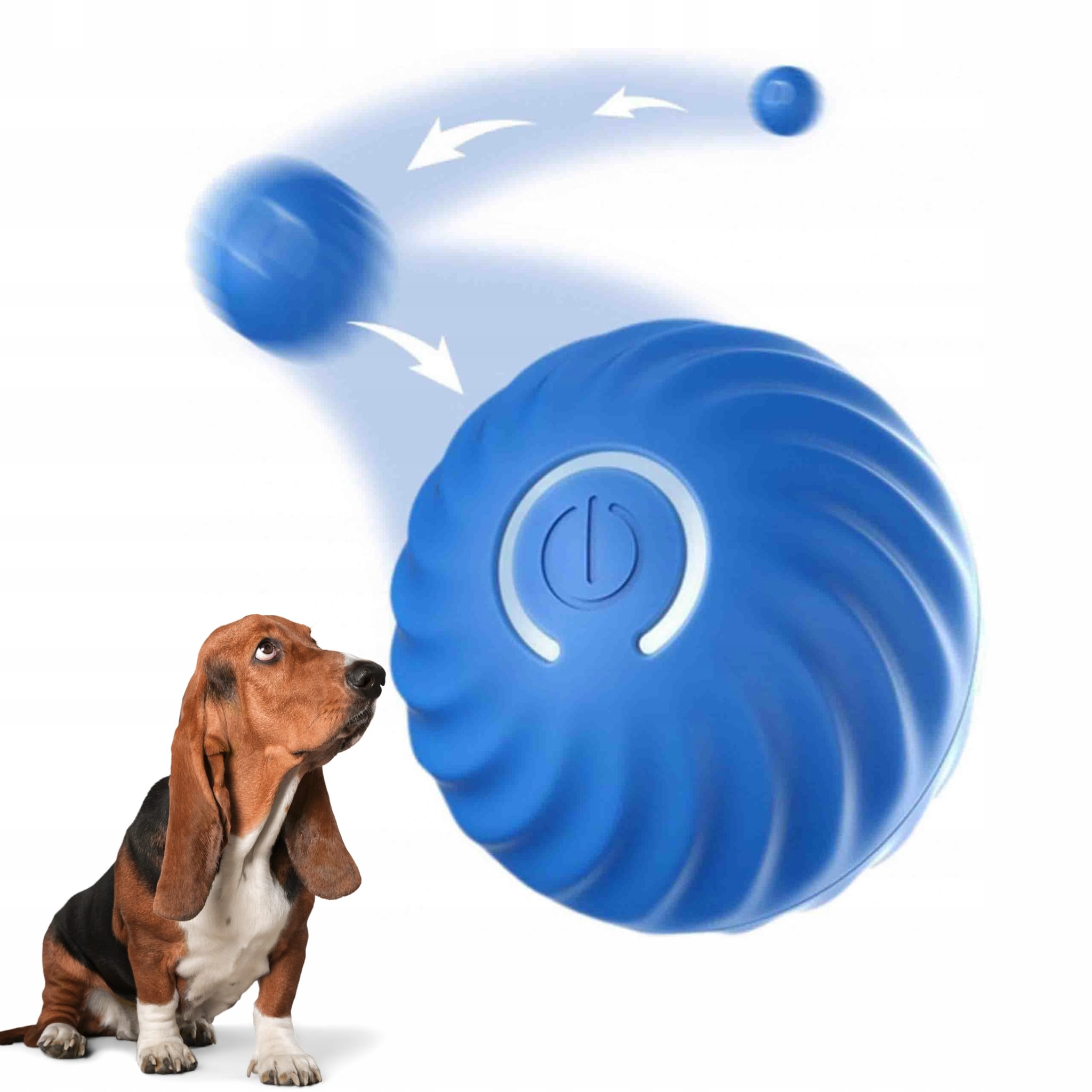 PIŁKA INTERAKTYWNA UCIEKAJĄCA ELEKTRYCZNA ZABAWKA DLA KOTA PSA ZWIERZĄT HIT