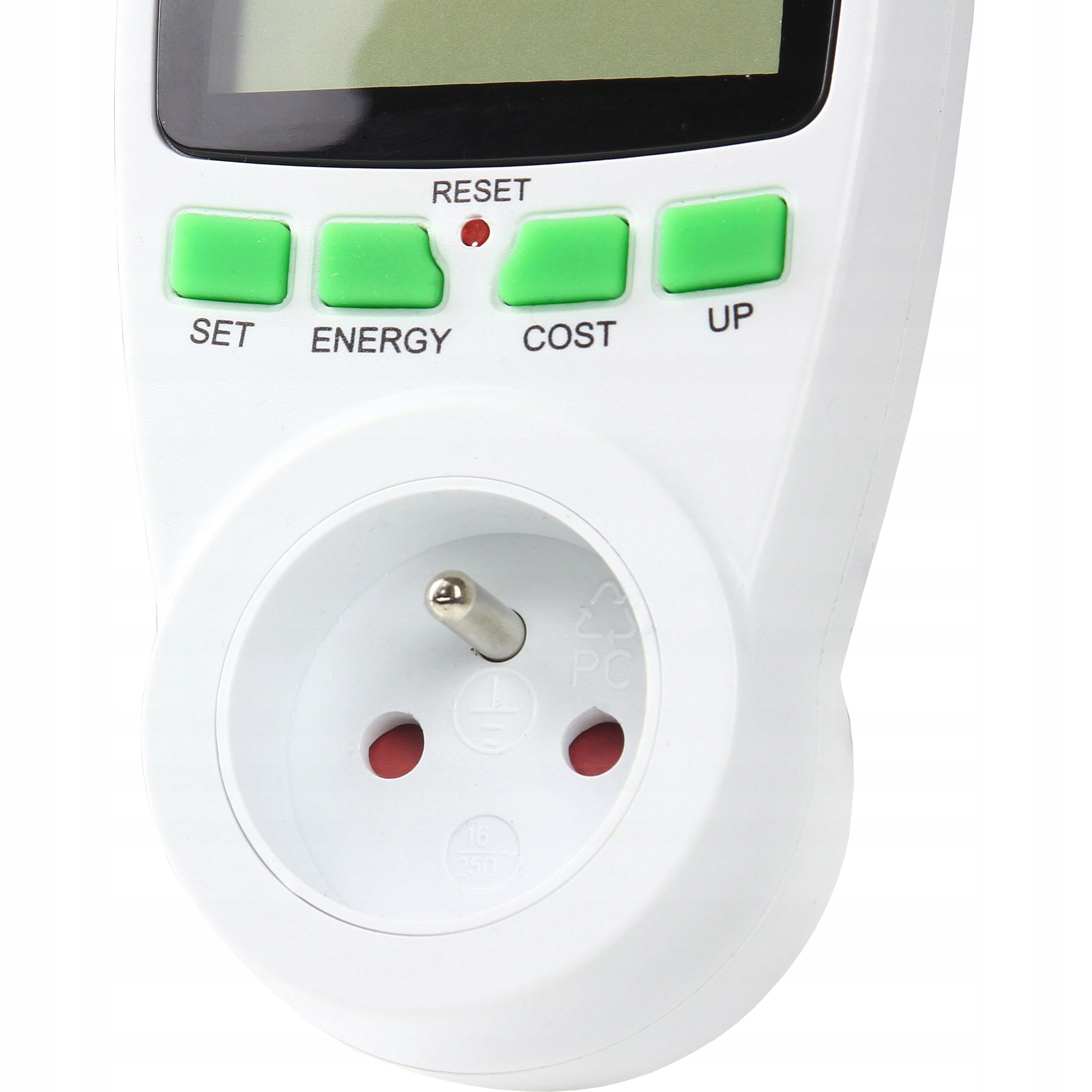 Watomierz licznik energii miernik zużycia poboru prądu woltomierz 2 taryfy