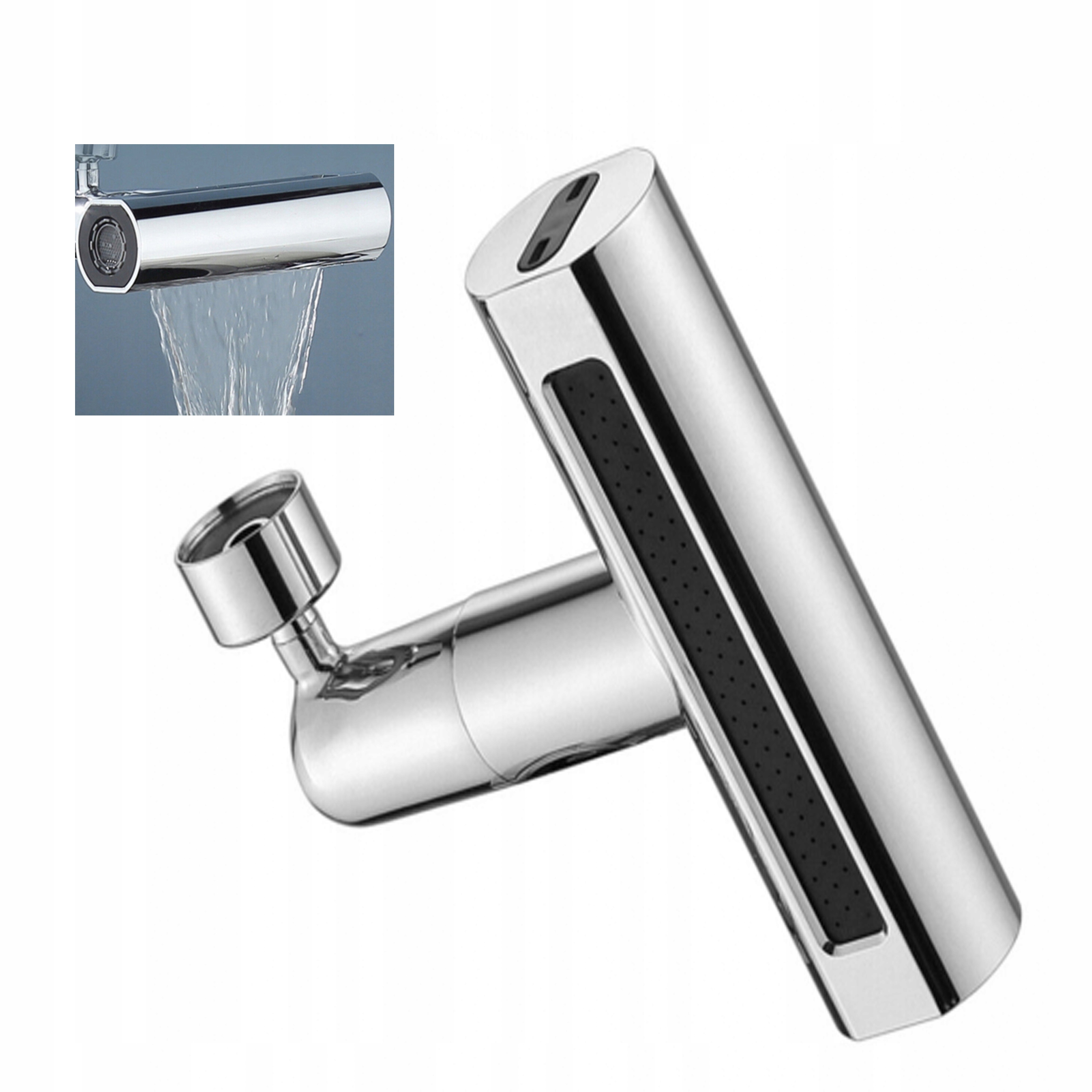 Przedłużacz kranu kuchennego aerator perlator z wylot wody formie wodospadu