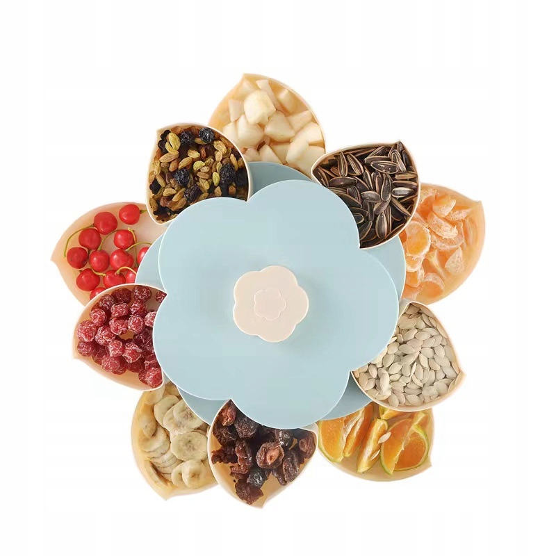 POJEMNIK ORGANIZER NA CUKIERKI BIŻUTERIĘ OWOCE OBROTOWY DUŻY POJEMNY