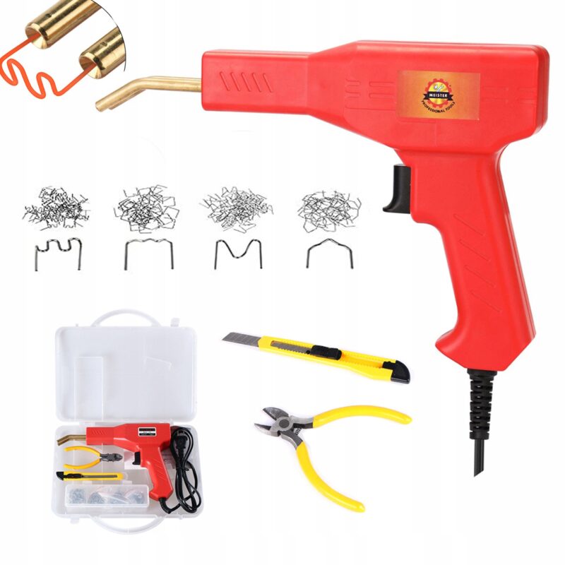 Zgrzewarka do plastiku spawarka mocna zszywacz na gorąco nóż zszywki cążki