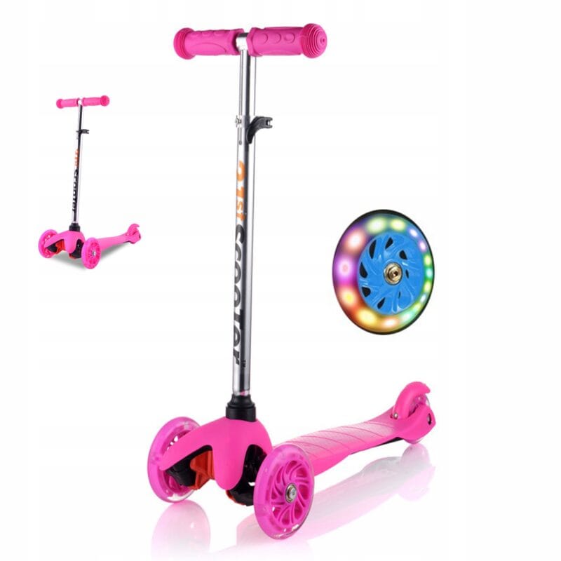 HULAJNOGA 3W1 TRÓJKOŁOWA BALANSOWA LED BIEDRONKA JEŹDZIK DLA DZIECI DZIECKO