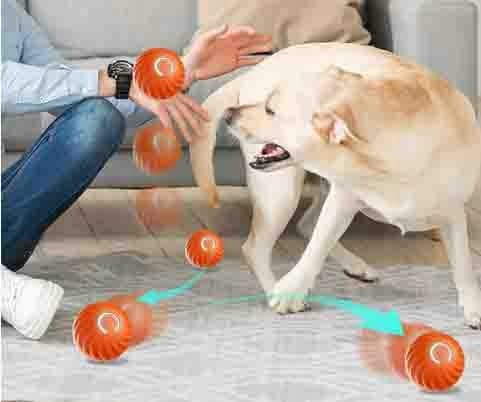 	PIŁKA INTERAKTYWNA UCIEKAJĄCA ELEKTRYCZNA ZABAWKA DLA KOTA PSA ZWIERZĄT HIT