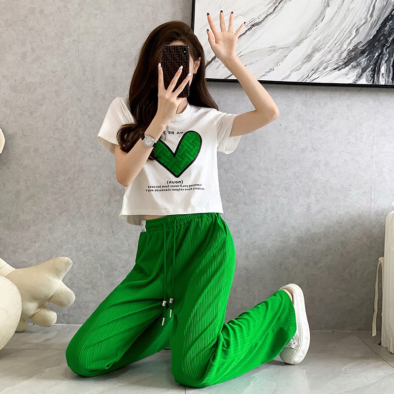 Spodnie damskie luźne szerokie zwiewne - obrazek 5