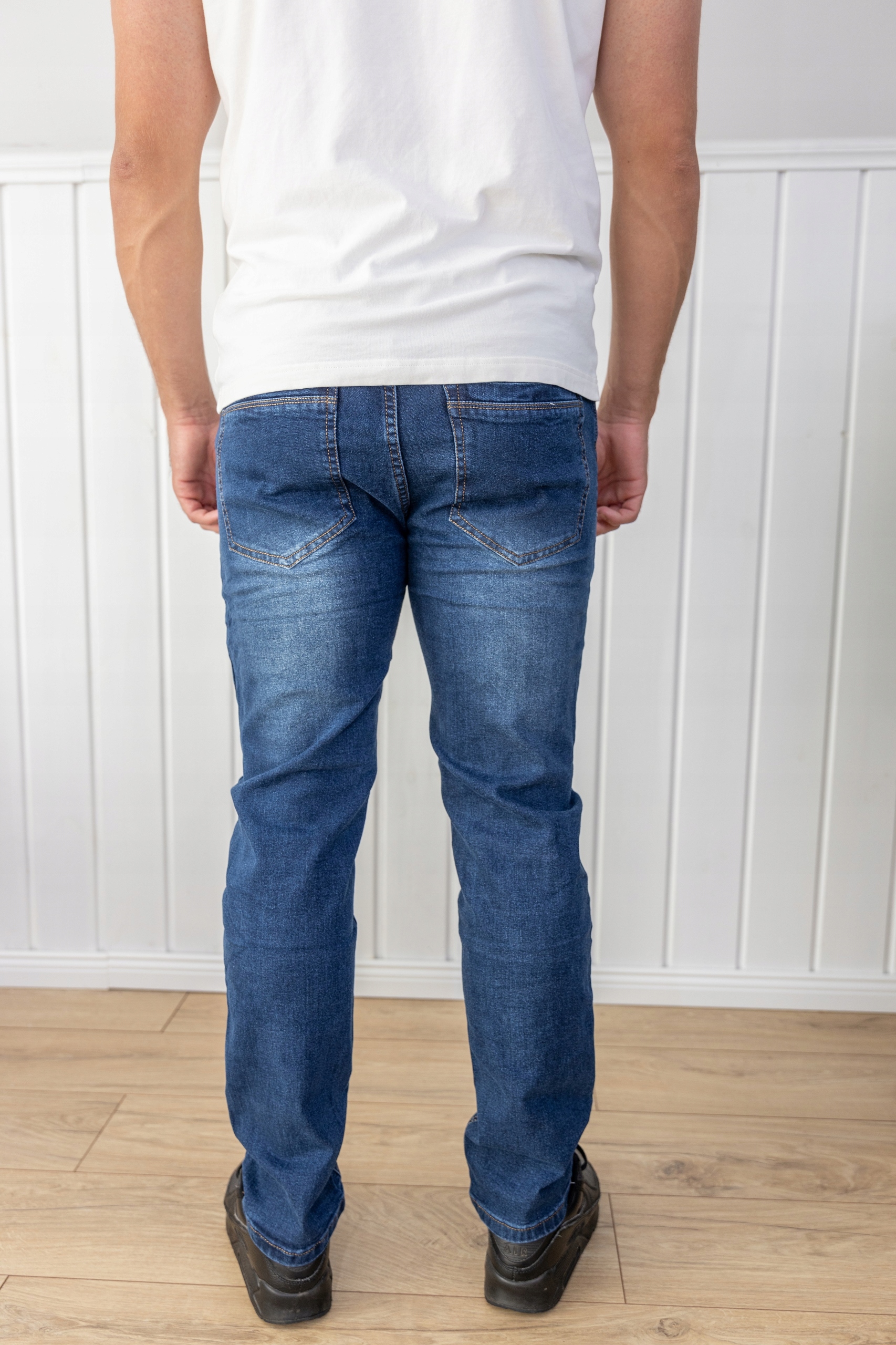 Spodnie jeansy męskie jeansowe rozciągliwe - obrazek 5