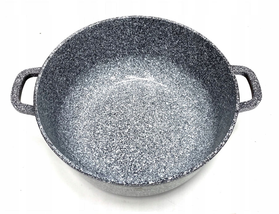 KOMPLET GARNKÓW MARMURKOWYCH GARNKI ZESTAW INDUKCJA GARNKI