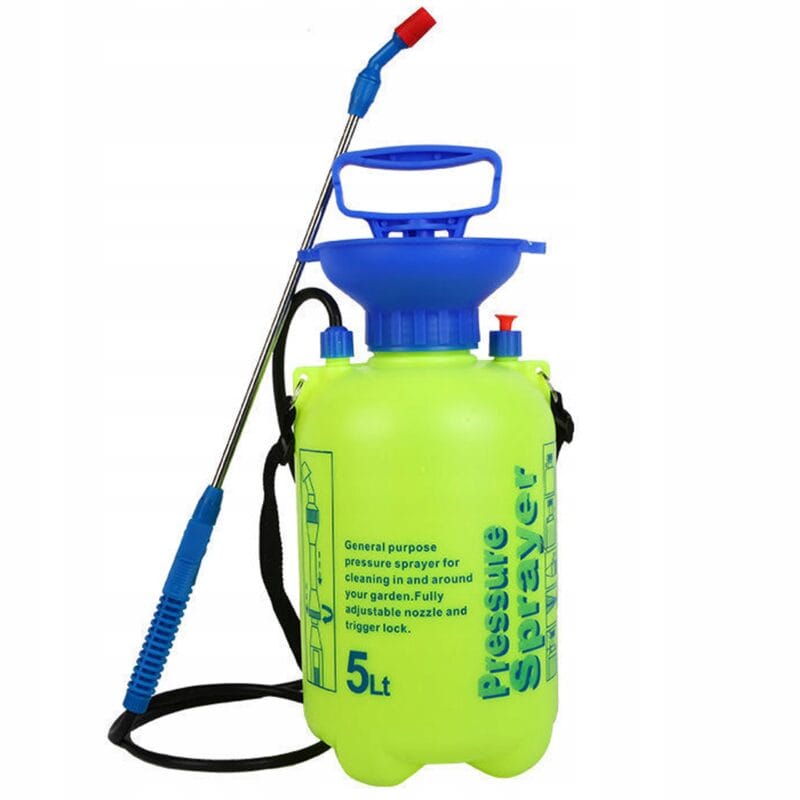 OPRYSKIWACZ CIŚNIENIOWY OGRODOWY 5L RĘCZNY DŁUGA LANCA WYTRZYMAŁY