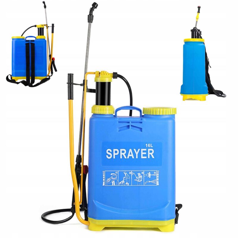 OPRYSKIWACZ CIŚNIENIOWY PLECAKOWY ZRASZACZ OGRODOWY SPRYSKIWACZ RĘCZNY 12L