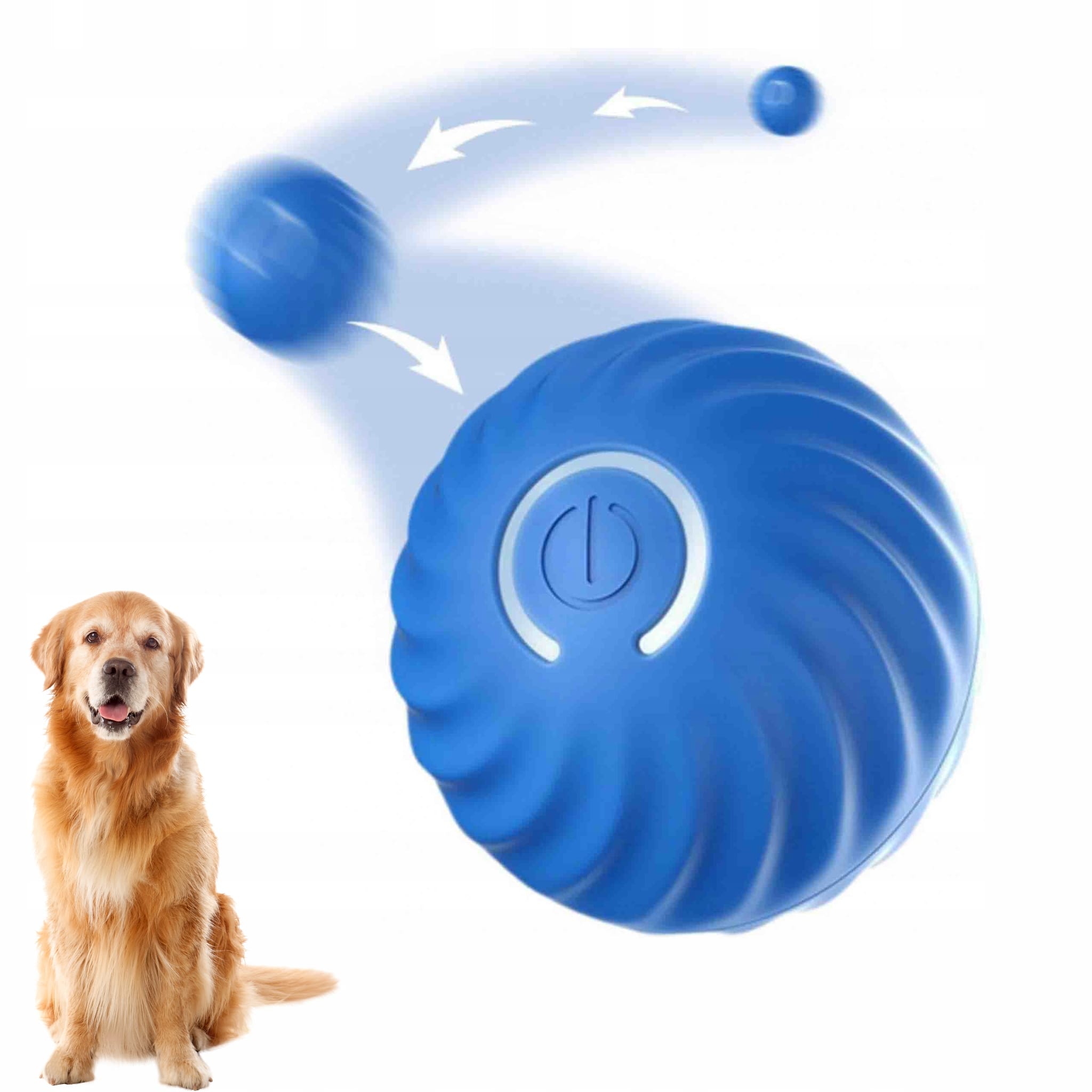 PIŁKA INTERAKTYWNA UCIEKAJĄCA ELEKTRYCZNA ZABAWKA DLA KOTA PSA ZWIERZĄT HIT