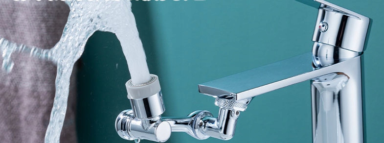 Obrotowy aerator przedłużacz do kranu metalowy - obrazek 4