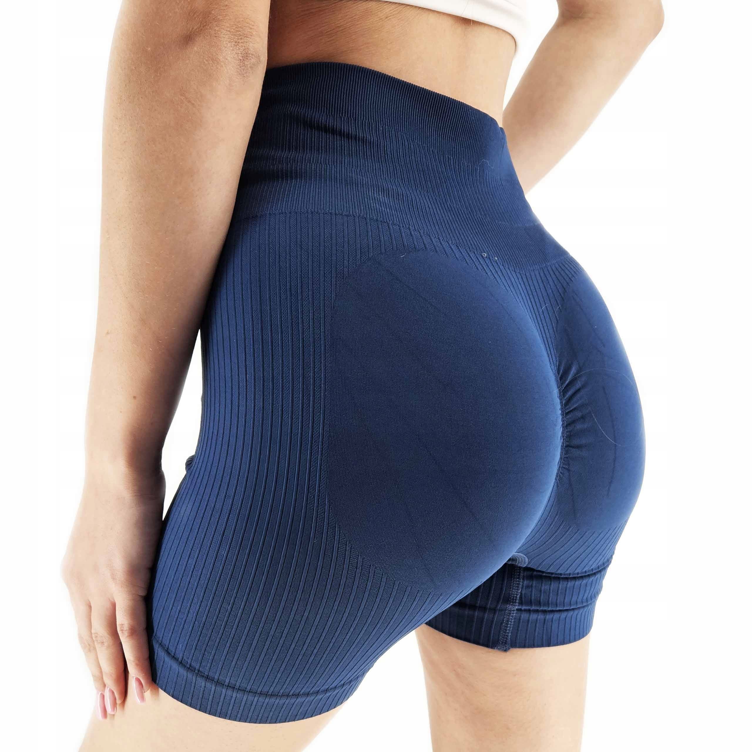 DAMSKIE LEGGINSY KOLARKI KRYJĄCE SPODENKI DOPASOWANE WYGODNE KOLORY PRĄŻEK