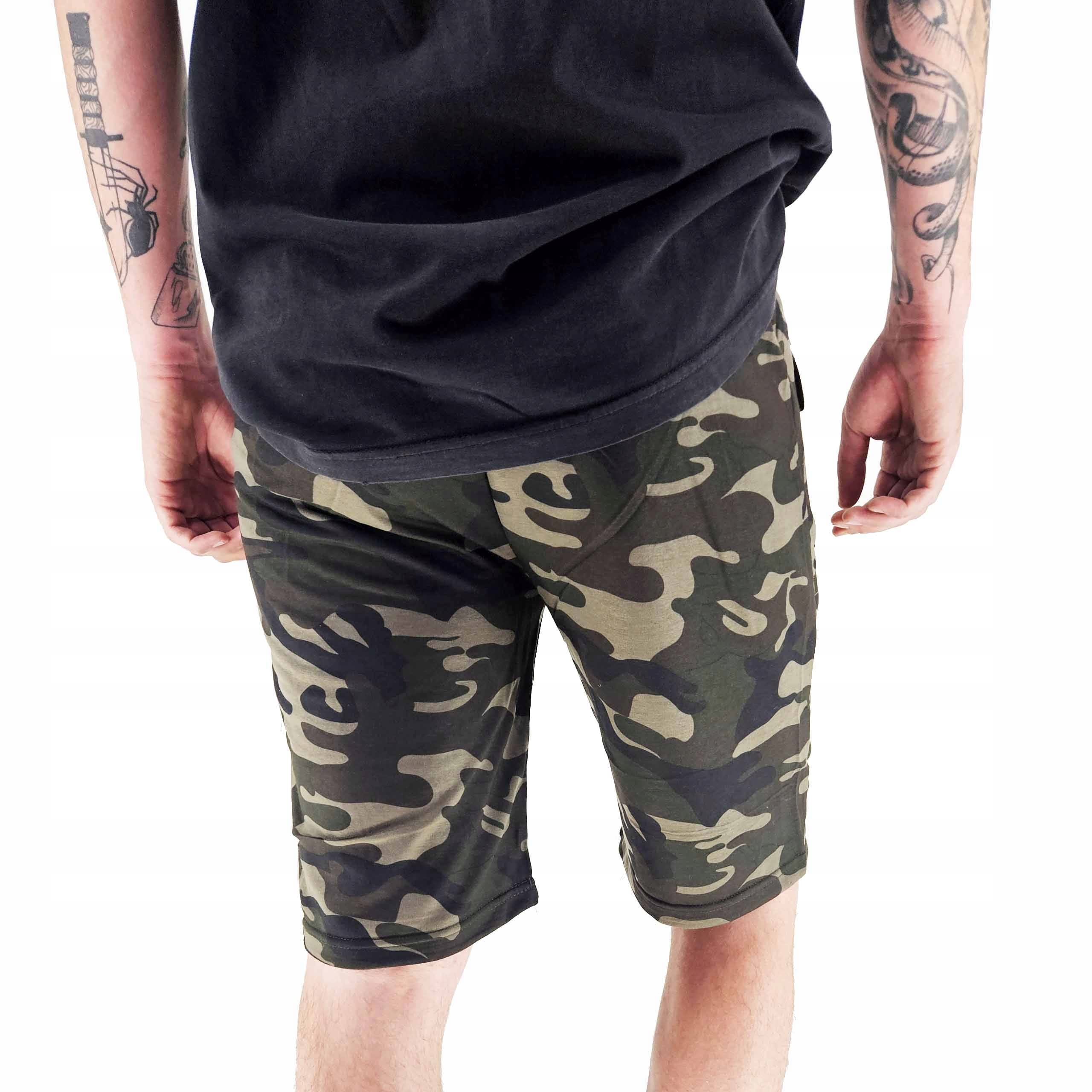 SPODENKI DRESOWE MĘSKIE MORO KRÓTKIE WYGODNE WOJSKOWE