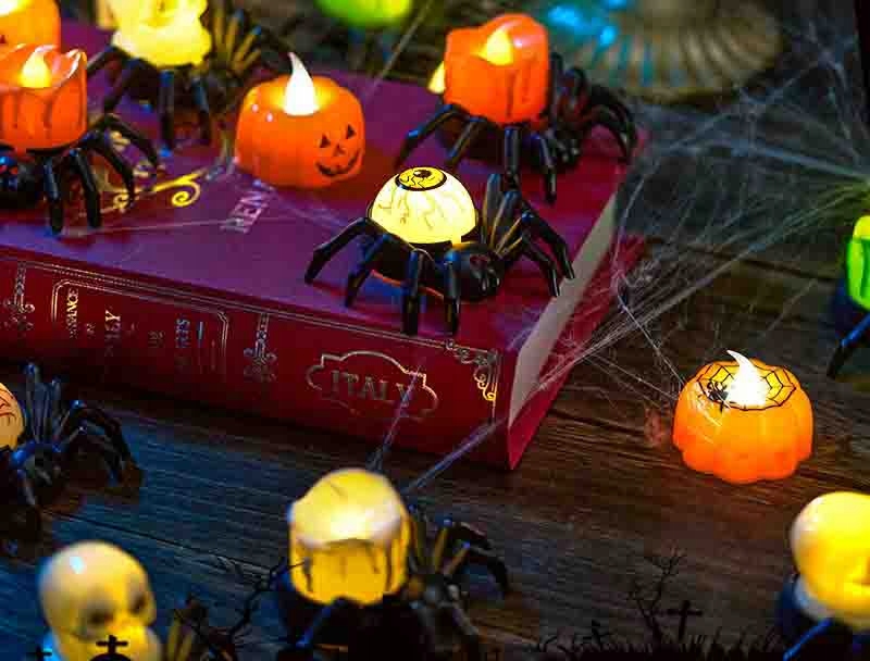 LAMPKI DYNIE ŚWIECĄCE LED HALLOWEEN DEKORACJA OZDOBY