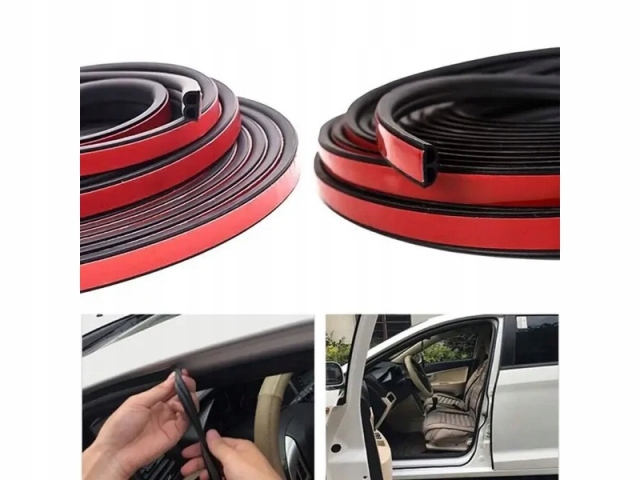 USZCZELKA SAMOPRZYLEPNADO SZYBY DRZWI LISTWA TAŚMA PODSZYBIA AUTO