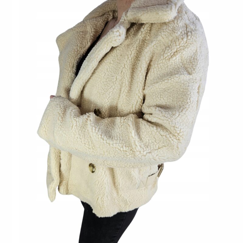 ec86ce892d11aabe692c351bd01c6b81.jpg DAMSKA CIEPŁA KURTKA BARANEK MIŚ KRÓTKA MODNA WYGODNA