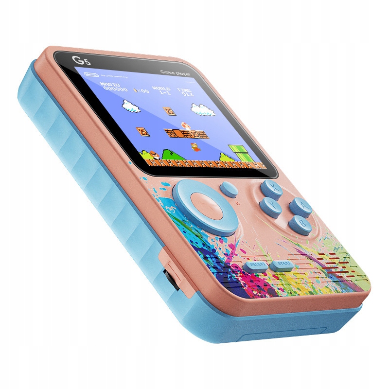 MINI KONSOLA PRZENOŚNA GAMEBOX RETRO 500 GIER DLA DZIECI I DOROSŁYCH HIT