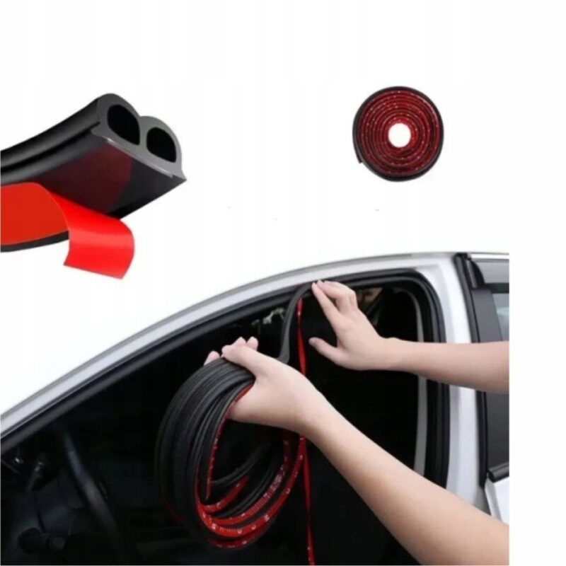 USZCZELKA SAMOPRZYLEPNA 2M DO SZYBY DRZWI LISTWA TAŚMA PODSZYBIA AUTO