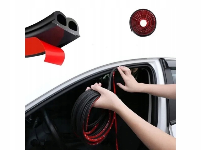 USZCZELKA SAMOPRZYLEPNA 2M DO SZYBY DRZWI LISTWA TAŚMA PODSZYBIA AUTO