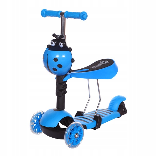 HULAJNOGA 3W1 TRÓJKOŁOWA BALANSOWA LED BIEDRONKA JEŹDZIK DLA DZIECI DZIECKO