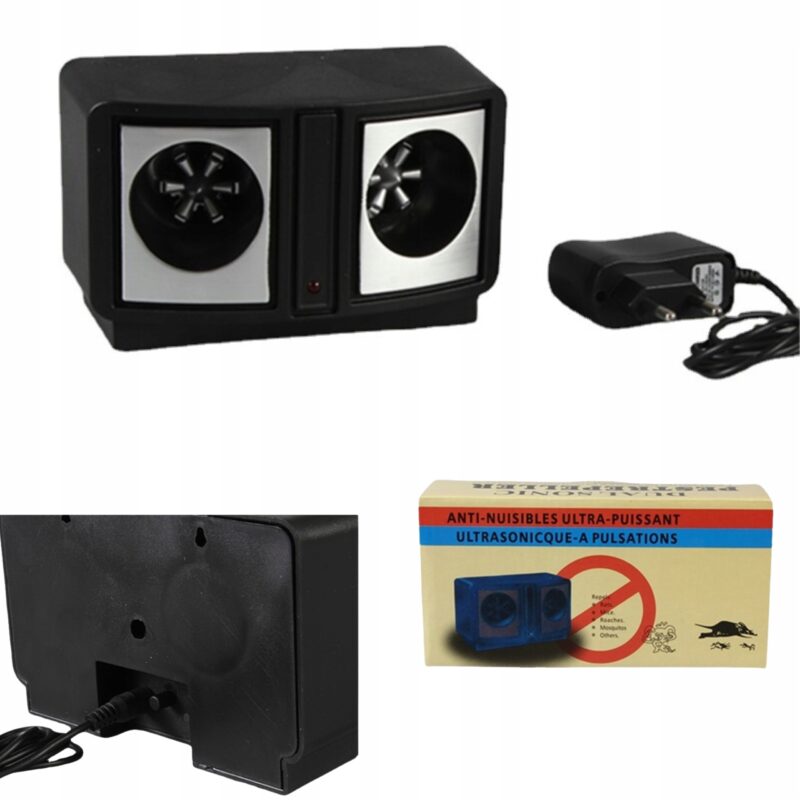 ODSTRASZACZ ULTRADZWIĘKOWY ODSTRASZACZ GRYZONI MYSZY KUN SZCZURÓW NA PRĄD