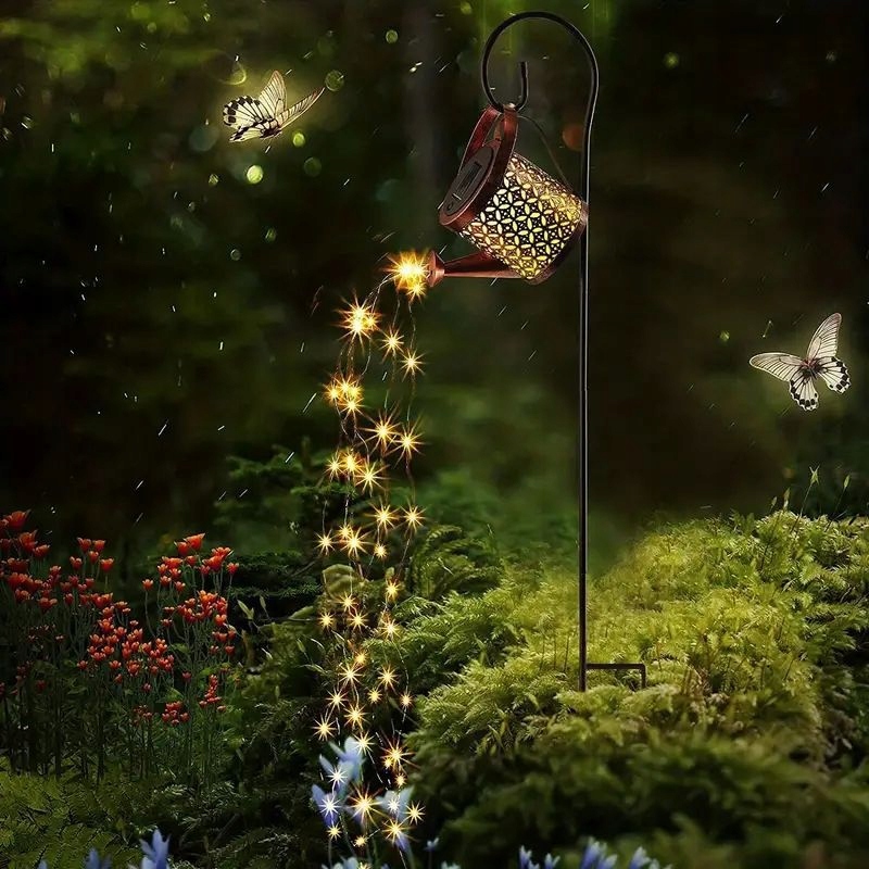 LAMPA SOLARNA OGRODOWA WBIJANA KONEWKA SOLAR LAMPKA DO OGRODU 80cm