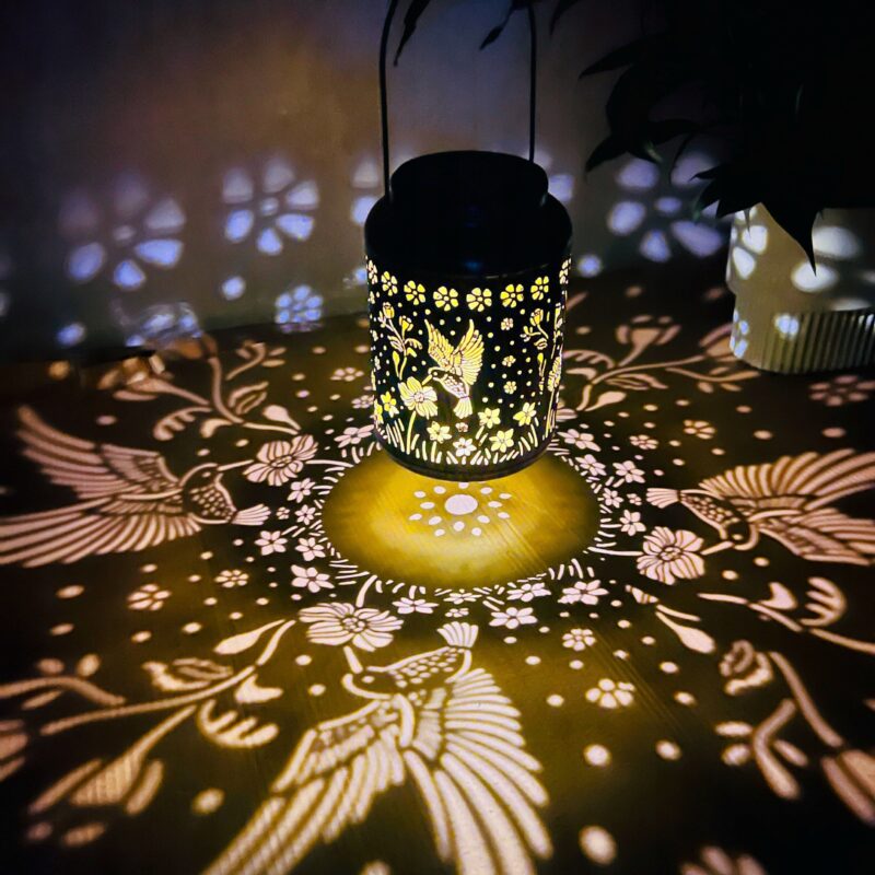 LAMPA SOLARNA OGRODOWA LED WISZĄCA TARAS BALKON LAMPION DEKORACYJNA OGRÓD