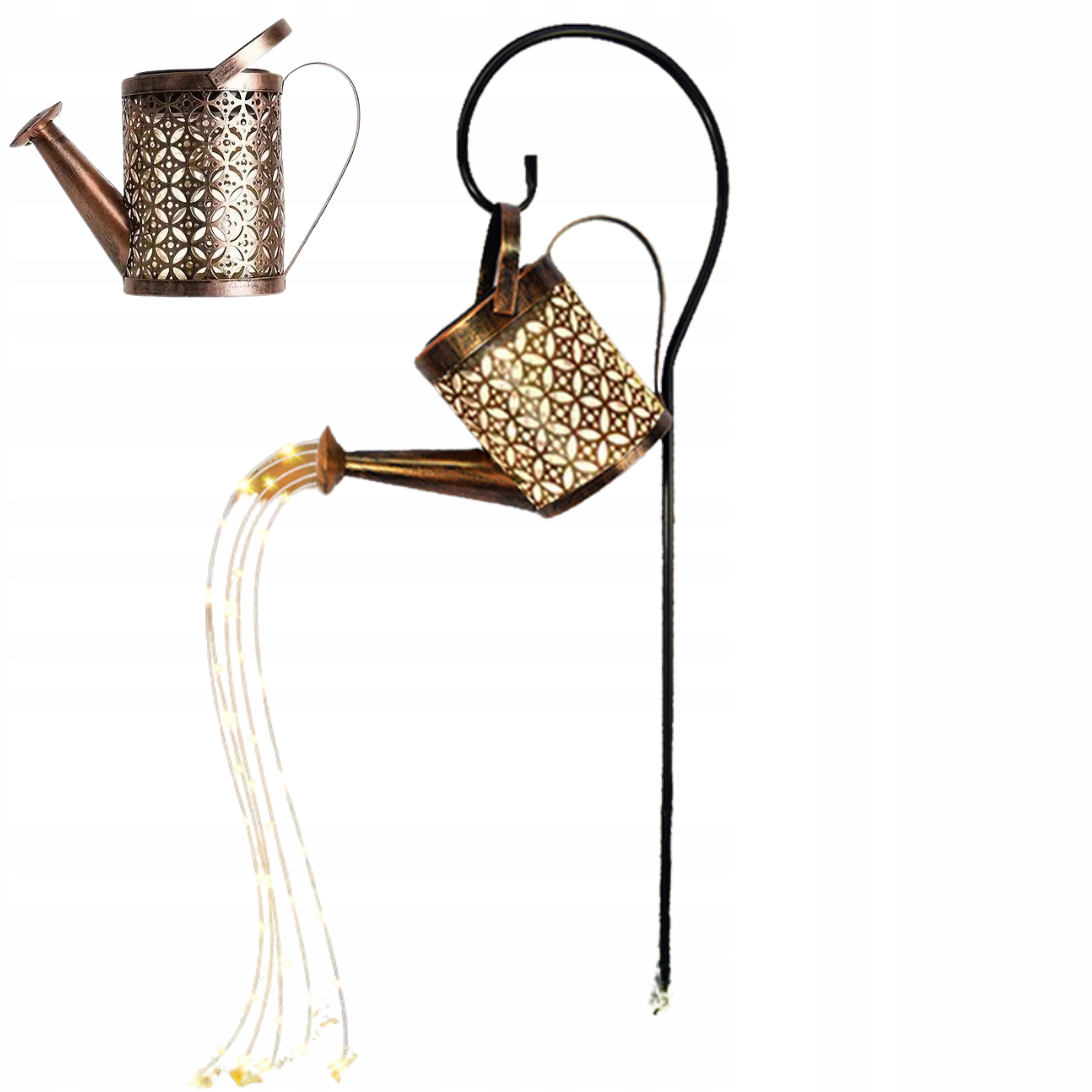 LAMPA SOLARNA OGRODOWA WBIJANA KONEWKA SOLAR LAMPKA DO OGRODU 80cm