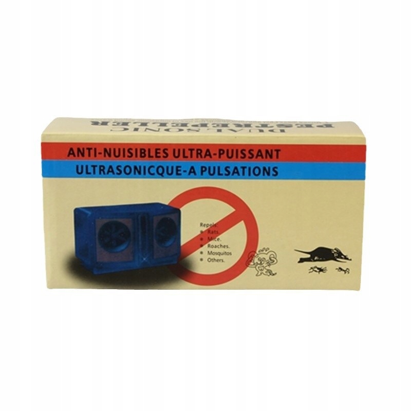 ODSTRASZACZ ULTRADZWIĘKOWY ODSTRASZACZ GRYZONI MYSZY KUN SZCZURÓW NA PRĄD