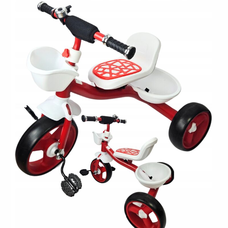 ROWEREK ROWER MINI DLA DZIECI TRÓJKOŁOWY DZWONEK NA PREZENT KOSZYK