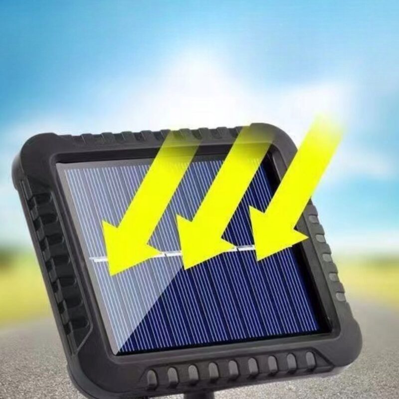 LAMPA SOLARNA LED COB PANEL CZUJNIK RUCHU ZMIERZCHU MOCNA +PILOT OGRODOWA