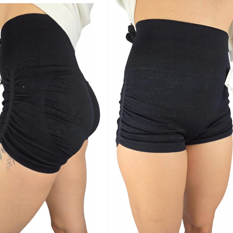 DAMSKIE SPODENKI LEGGINSY SPORTOWE PUSH UP WYSOKI STAN FITNESS SIŁOWNIA FIT