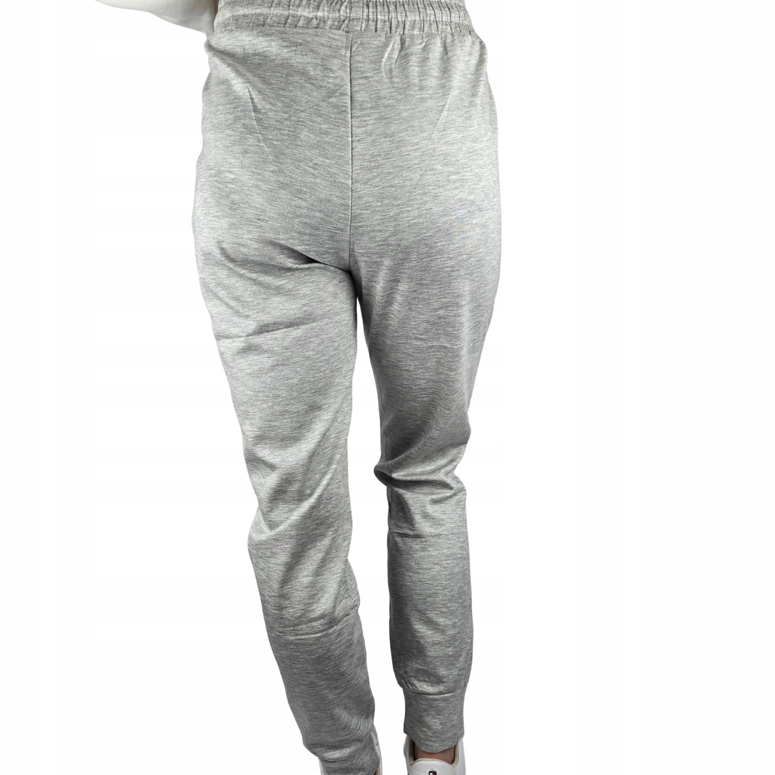 DAMSKIE SPODNIE DRESOWE BAWEŁNIANE SPORTOWE NA CO DZIEŃ WYGODNE WYSOKI STAN