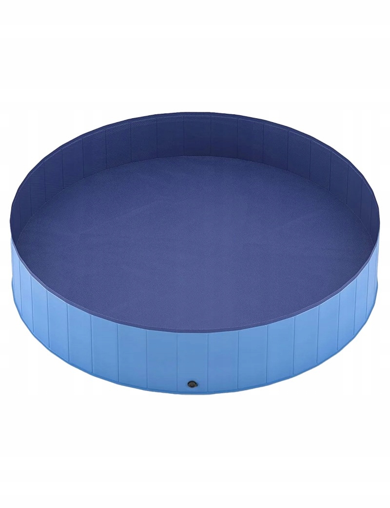 BASEN OGRODOWY DLA PSA ZWIERZĄTDUŻY DO OCHŁODY MYCIA SKŁADANY 120x 30 cm