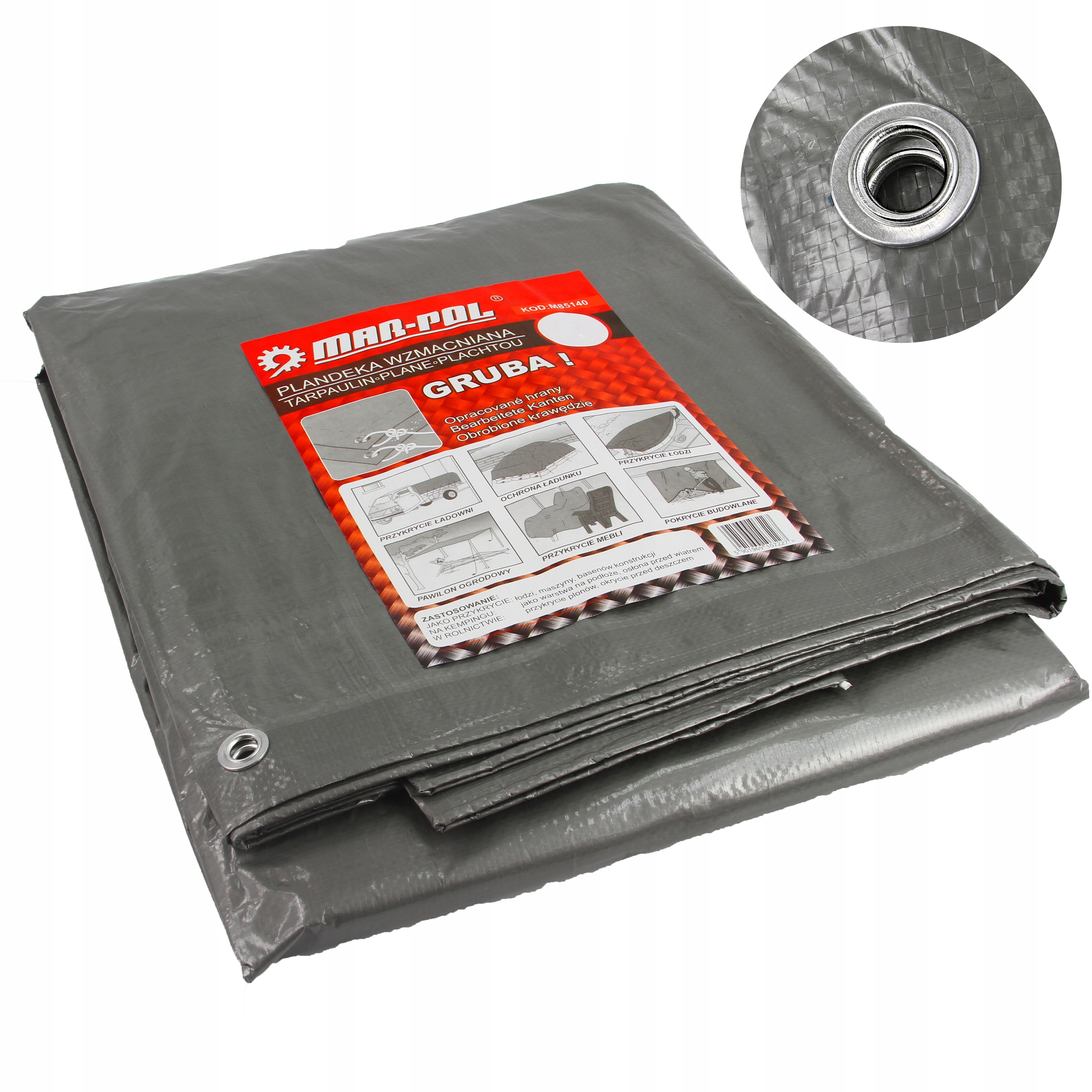PLANDEKA WODOODPORNA GRUBA OKRYCIE PŁACHTA MROZOODPORNA