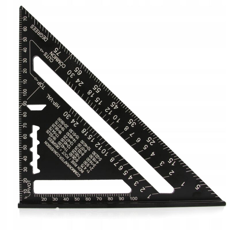 KĄTOWNIK STOLARSKI 3D ALUMINIOWY 300x300x430mm PRZYMIAR PODZIAŁKA 4,5MM