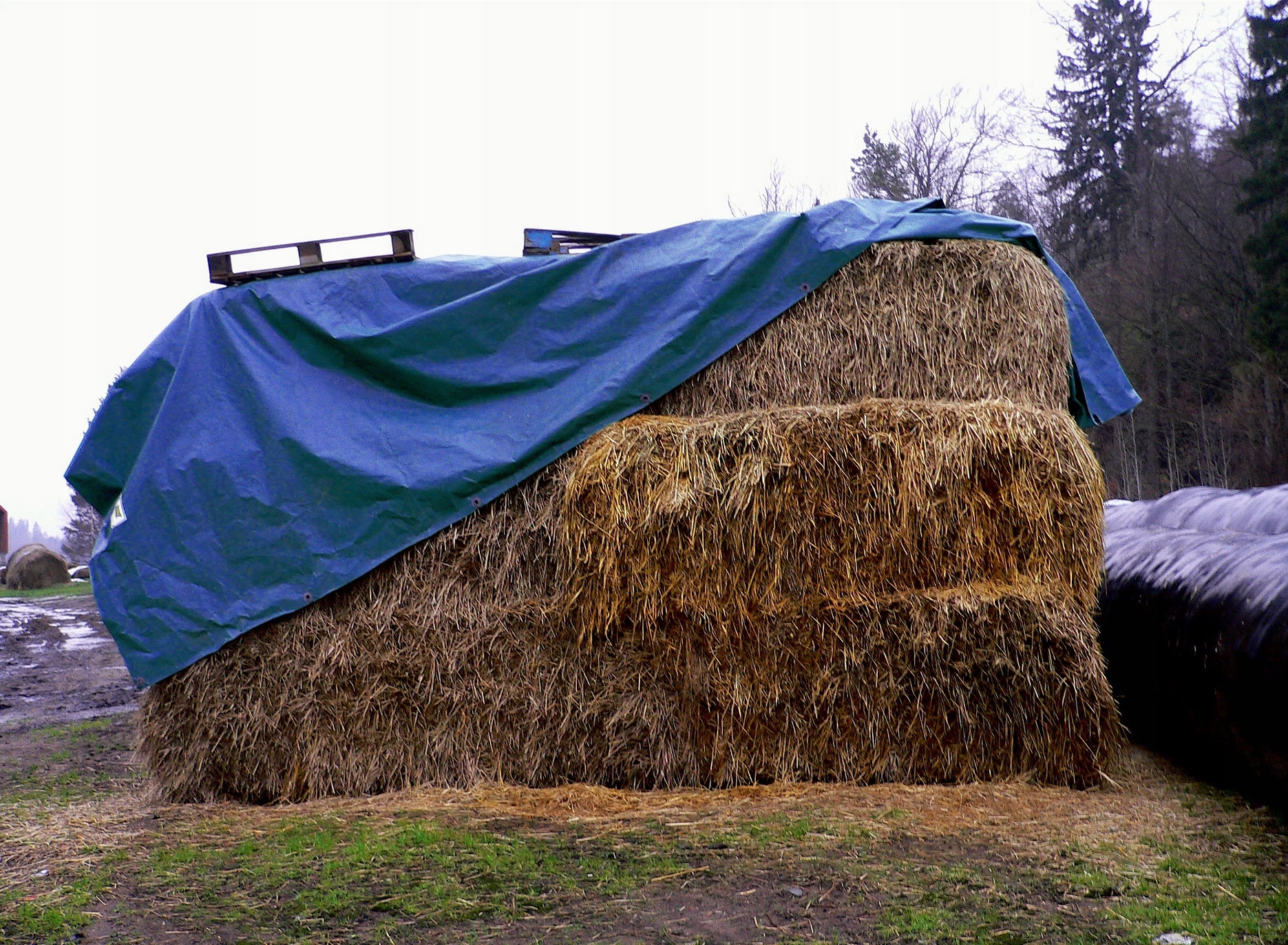 PLANDEKA WODOODPORNA GRUBA OKRYCIE PŁACHTA MROZOODPORNA