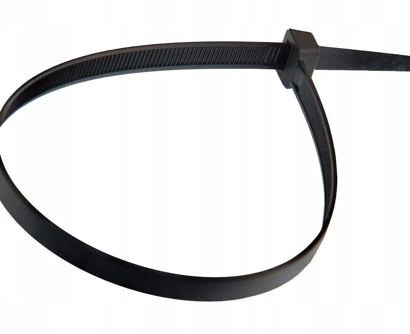 OPASKI KABLOWE CZARNE TRYTYTKI zestaw 100szt