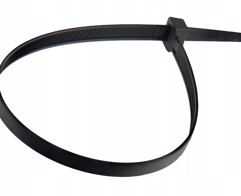 OPASKI KABLOWE CZARNE TRYTYTKI zestaw 100szt