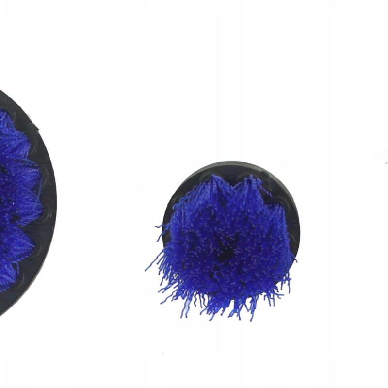 SZCZOTKI NYLONOWE NA WKRĘTARKĘ ZESTAW 3SZT DO CZYSZCZENIA TAPICERKI